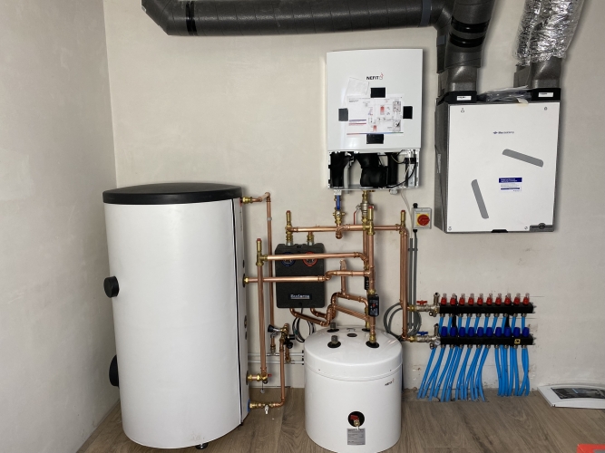 Warmtepomp installatie